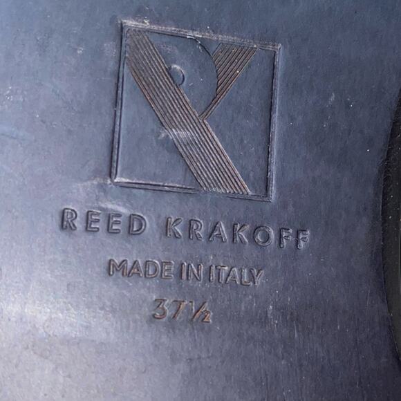 REED KRAKOFF $1k Black Suede Italian Made Chelsea Boots | 37.5 US 7.5 - Picture 14 of 16